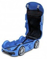 Чемодан машинка Lamborghini Huracan Blue 91002W-BLUE Ridaz